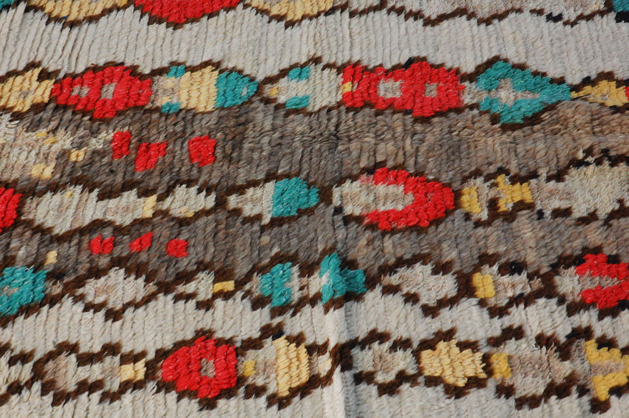 Wool Vintage Moroccan Rug For Sale