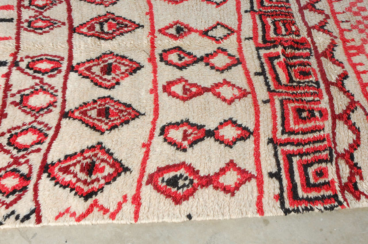 Wool Vintage Moroccan rug