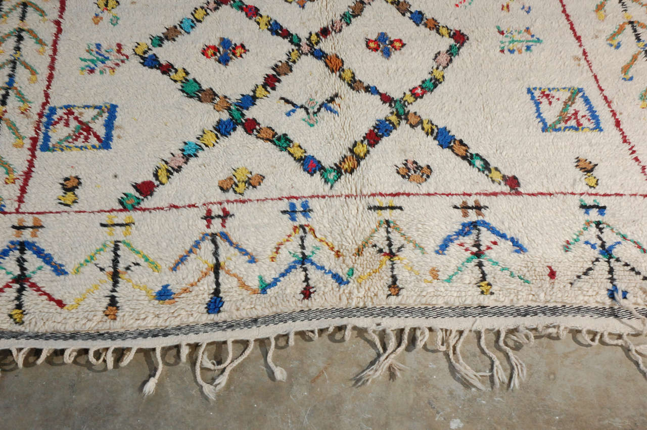 Vintage Moroccan Rug For Sale 1