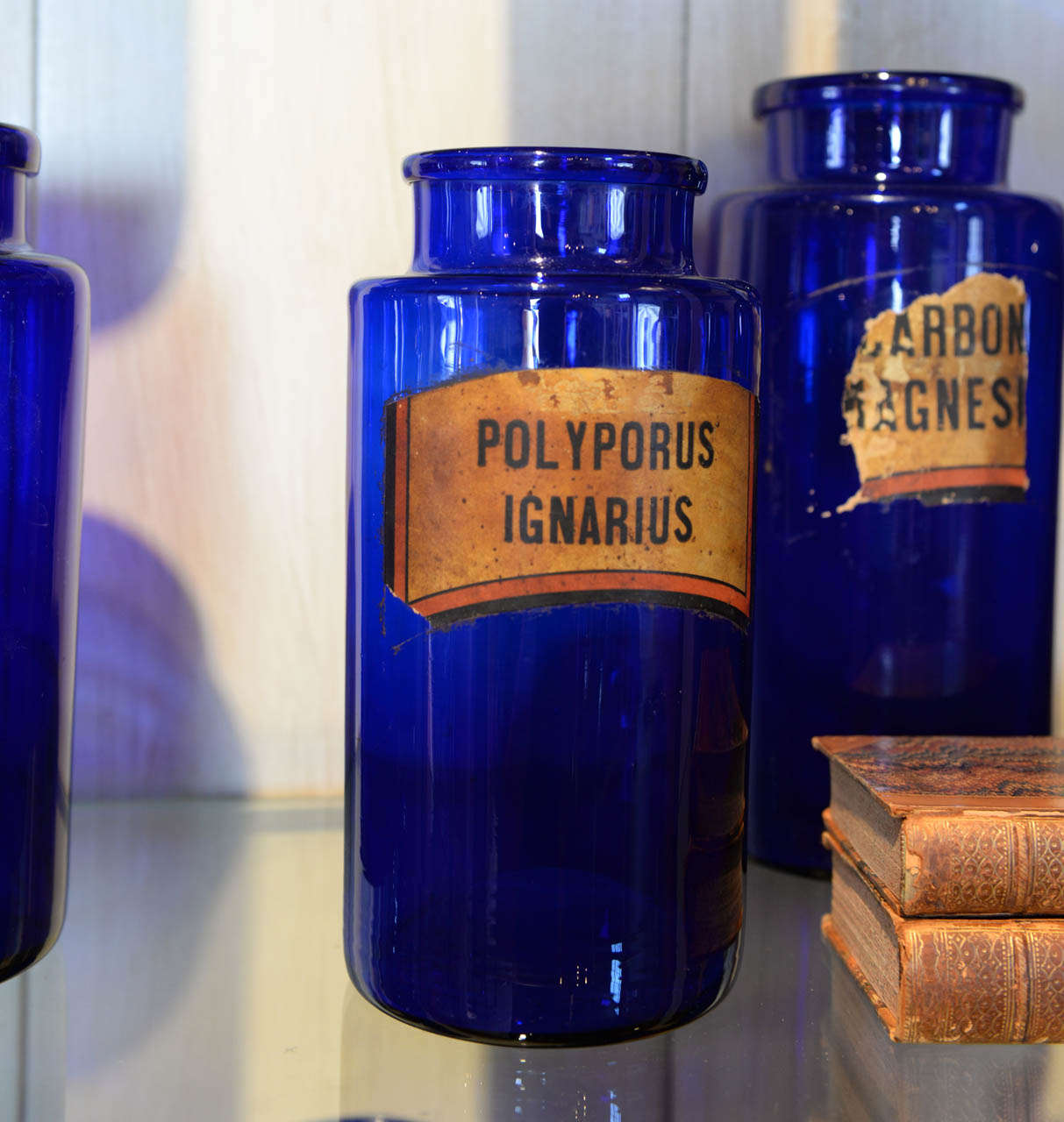 Glass Collection of Twenty Five 19th Century Pharmacy Jars
