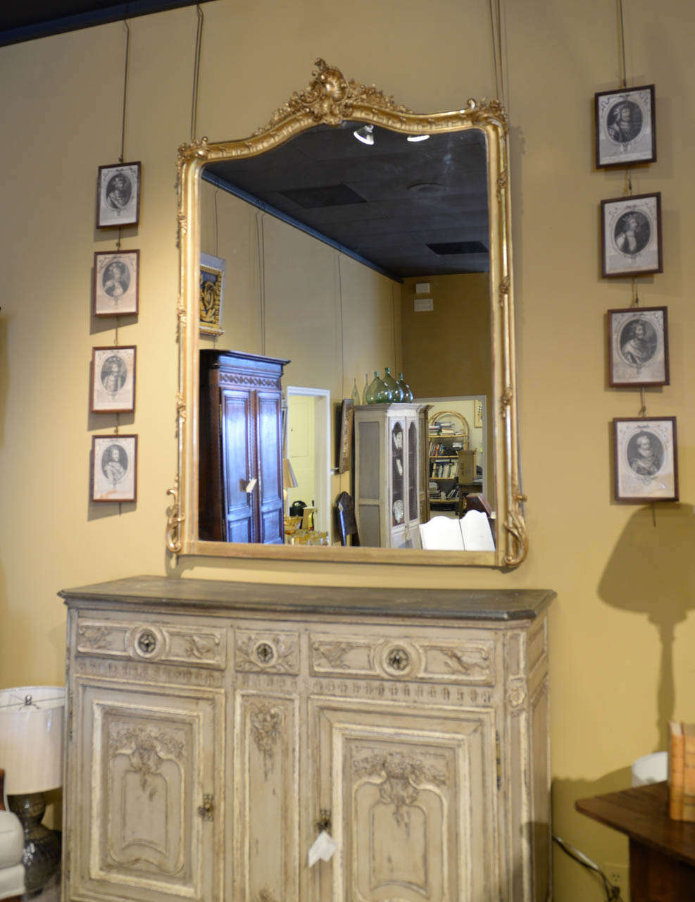 19th Century Louis XV Mirror In Excellent Condition In Atlanta, GA