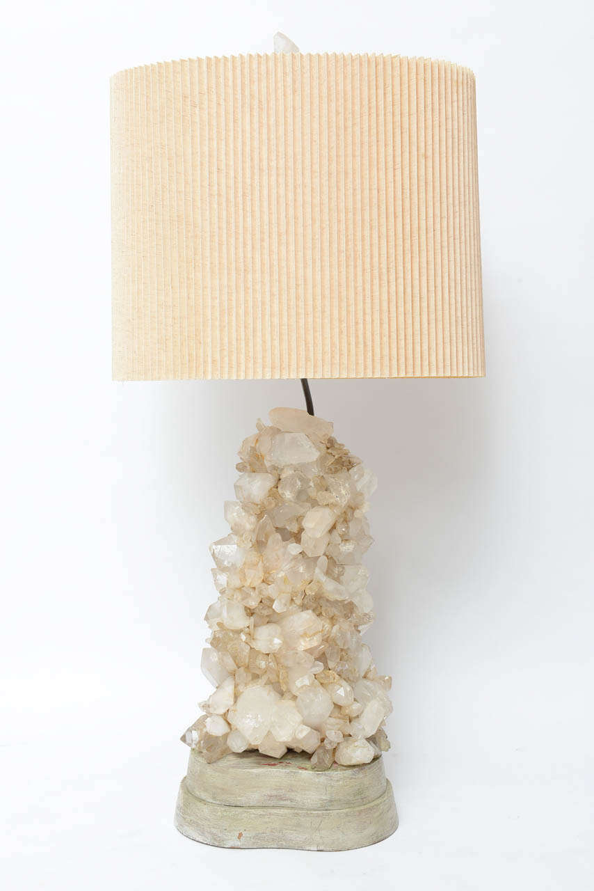 E Stupell Rock Crystal Lamp At 1stdibs A Large And Beautiful Example Of E Stupell Rock Crystal Lamp