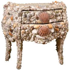 Antique Commode with Shell Decoration