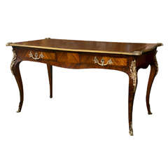 French Louis XV Style Bureau Plat
