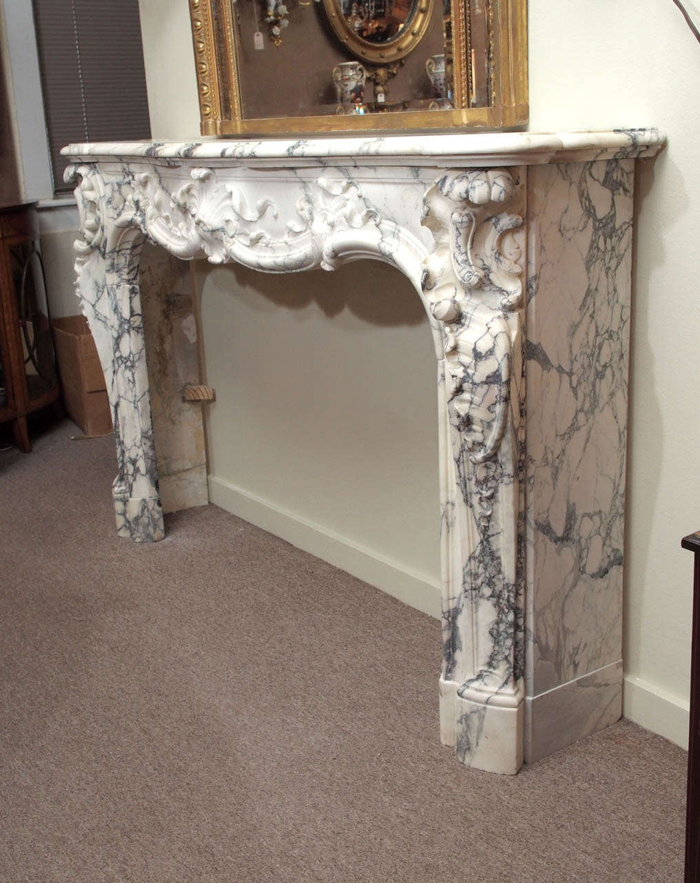 Antique Regence Carrara Marble Mantel circa 18201830 For Sale at 1stDibs