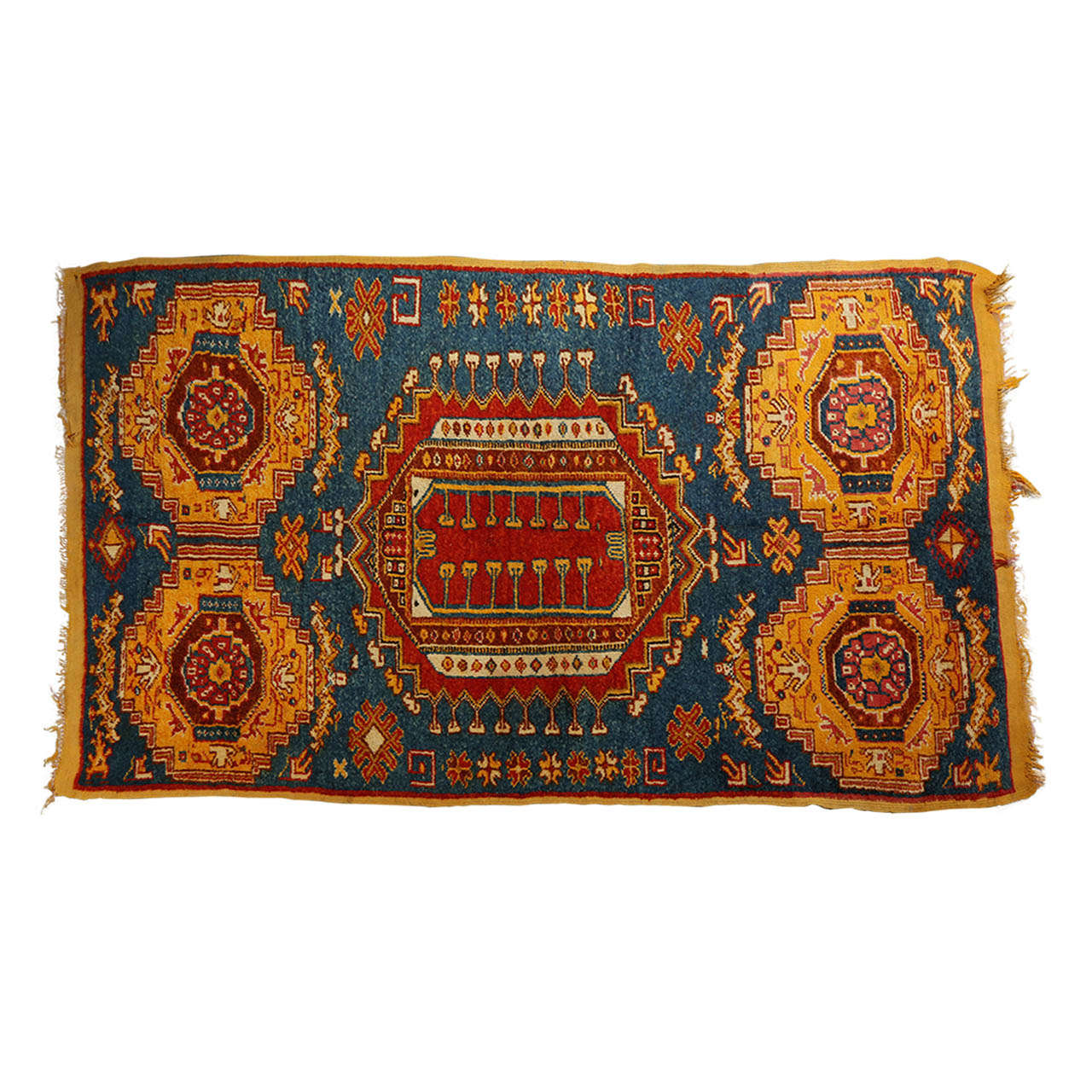 Moroccan Tribal North African Rug