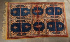 1960s Vintage Moroccan Tribal Rug by Berber Artisans, Hand-Woven Wool