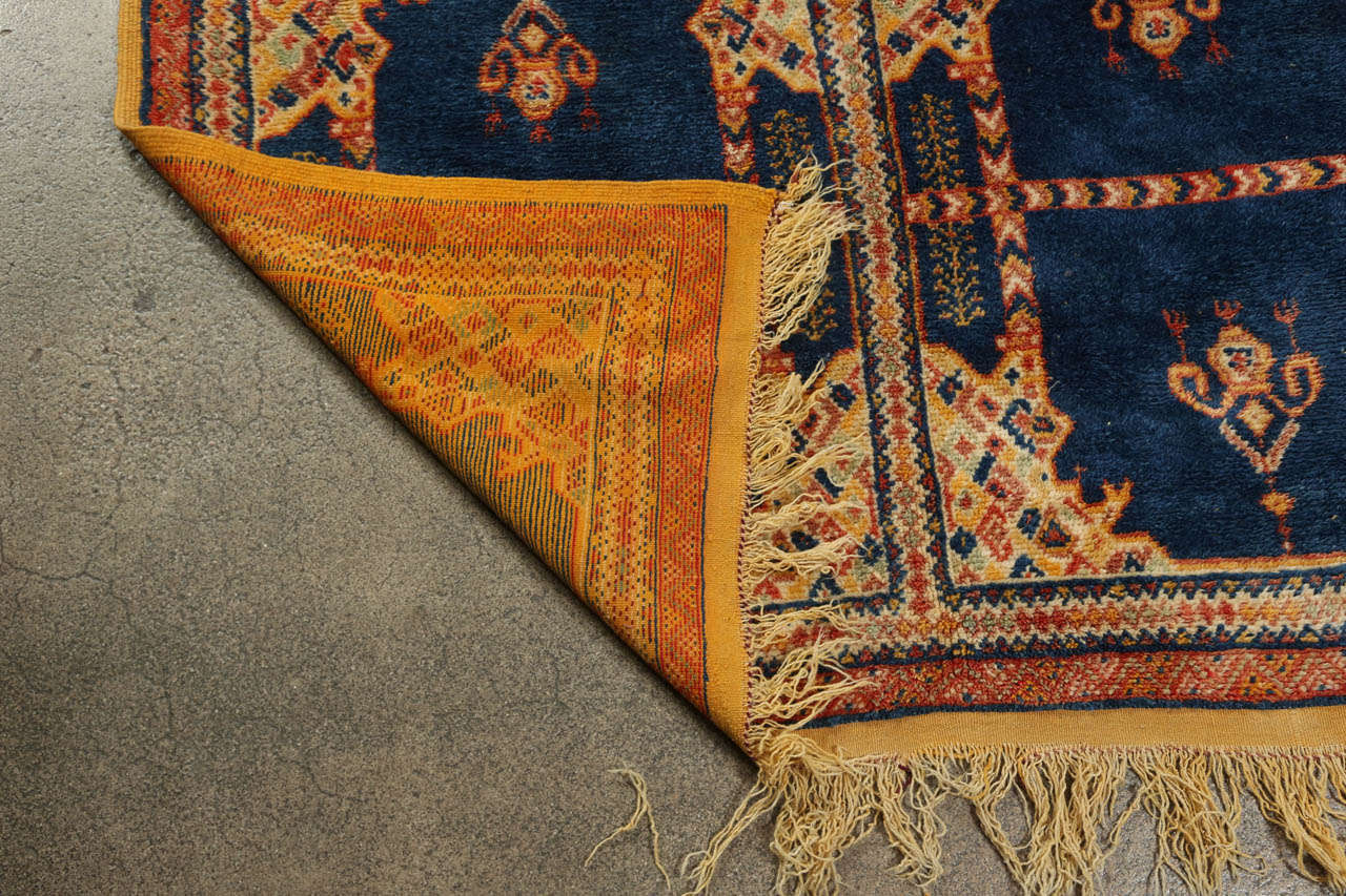 Tapis africain tribal marocain vintage des années 1960 en vente 1