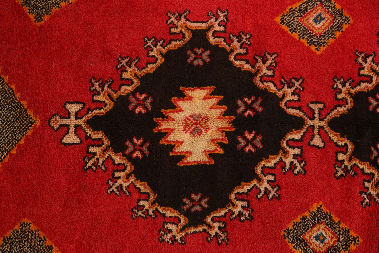 Moroccan Vintage Tribal African Rug, Morocco For Sale