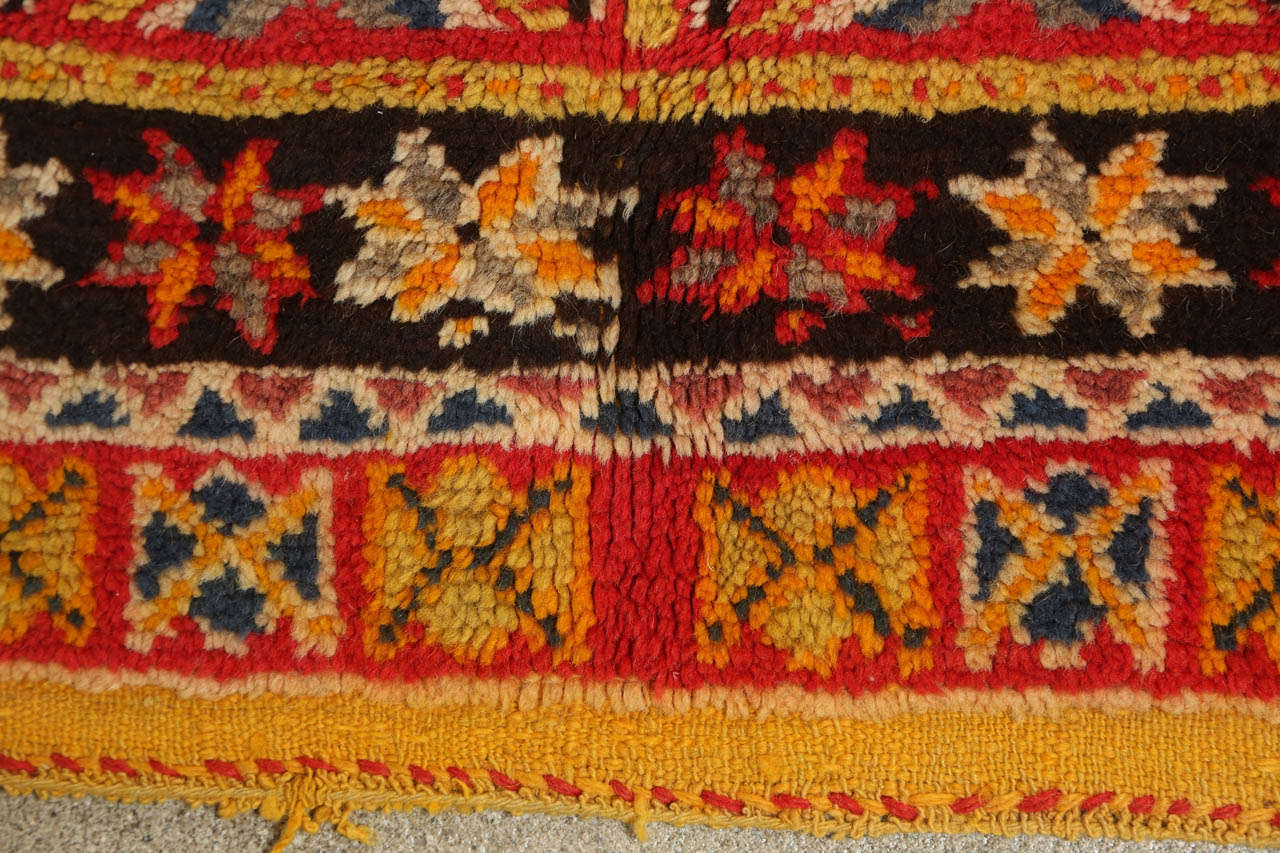 Mid-20th Century Vintage Tribal African Rug, Morocco For Sale