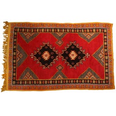 Vintage Tribal African Rug, Morocco