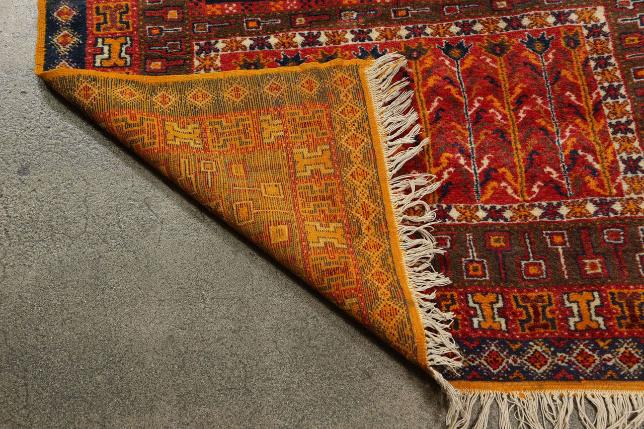 Moroccan Vintage Tribal African Rug For Sale at 1stDibs african