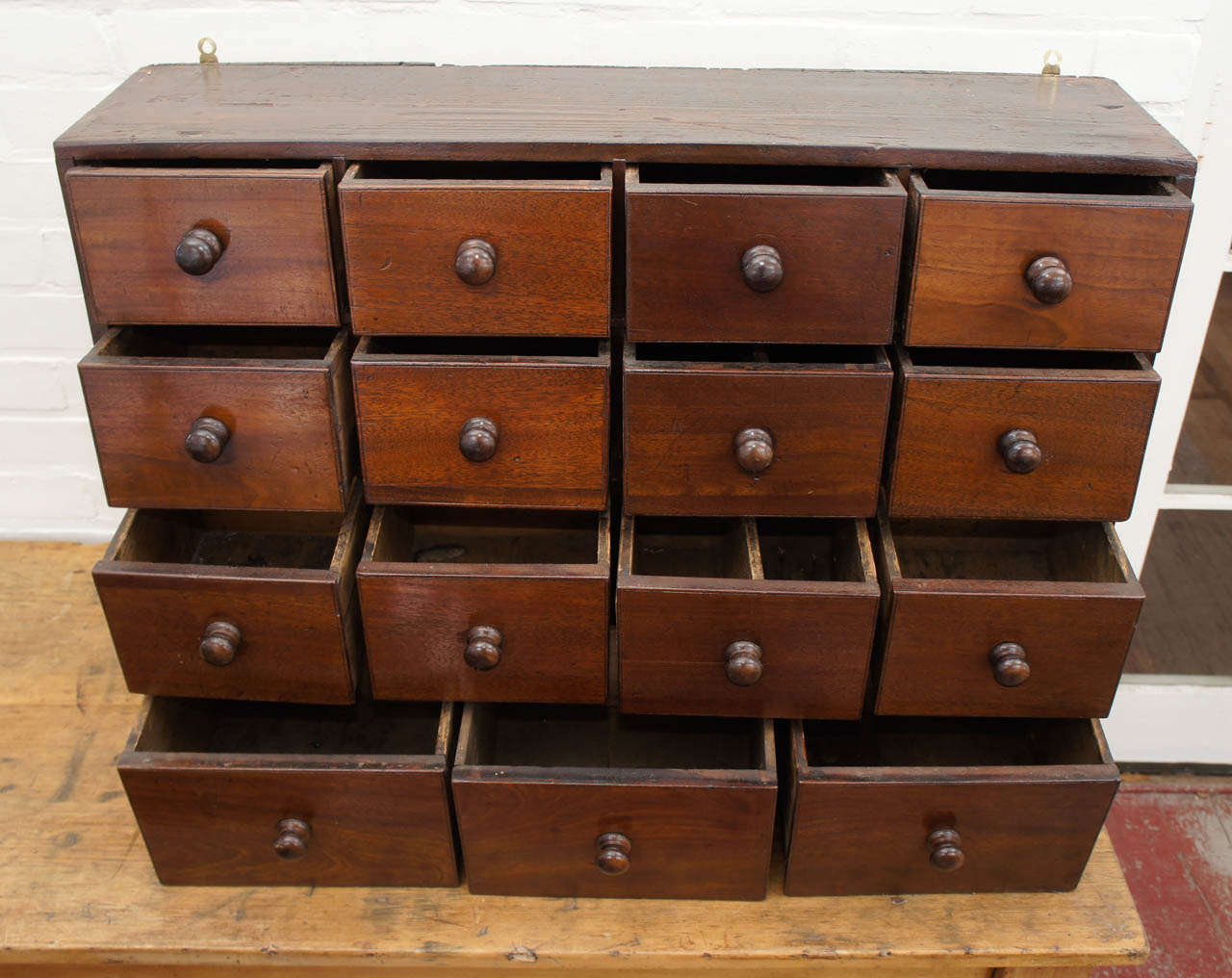 19th Century French Bank of Spice Drawers
