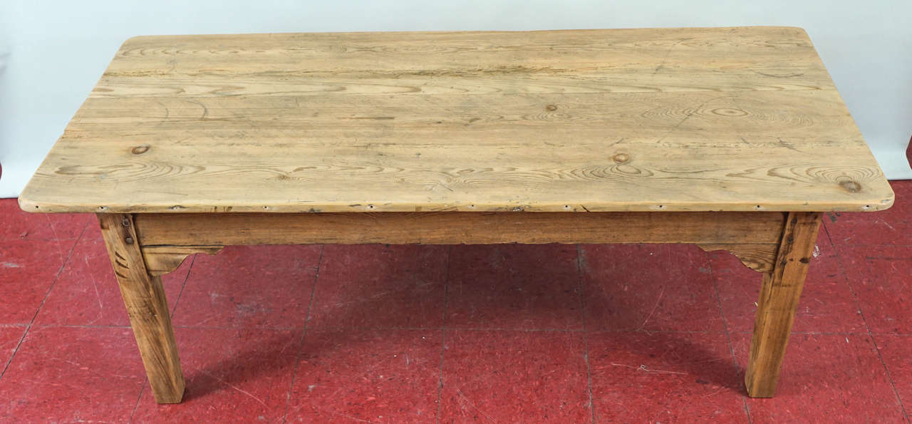 antique pine coffee table