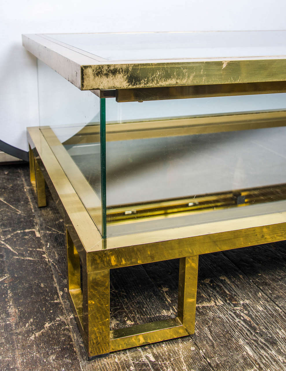 Italian Rectangular Coffee Table with a Sliding Top, 1960s In Good Condition In London, GB