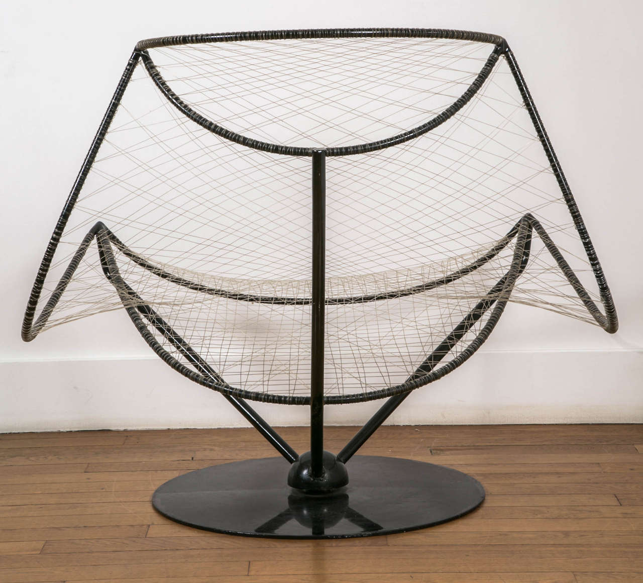 Lacquered String Chair by Conti Forlani and Grassi for Paoli, Designed in 1962