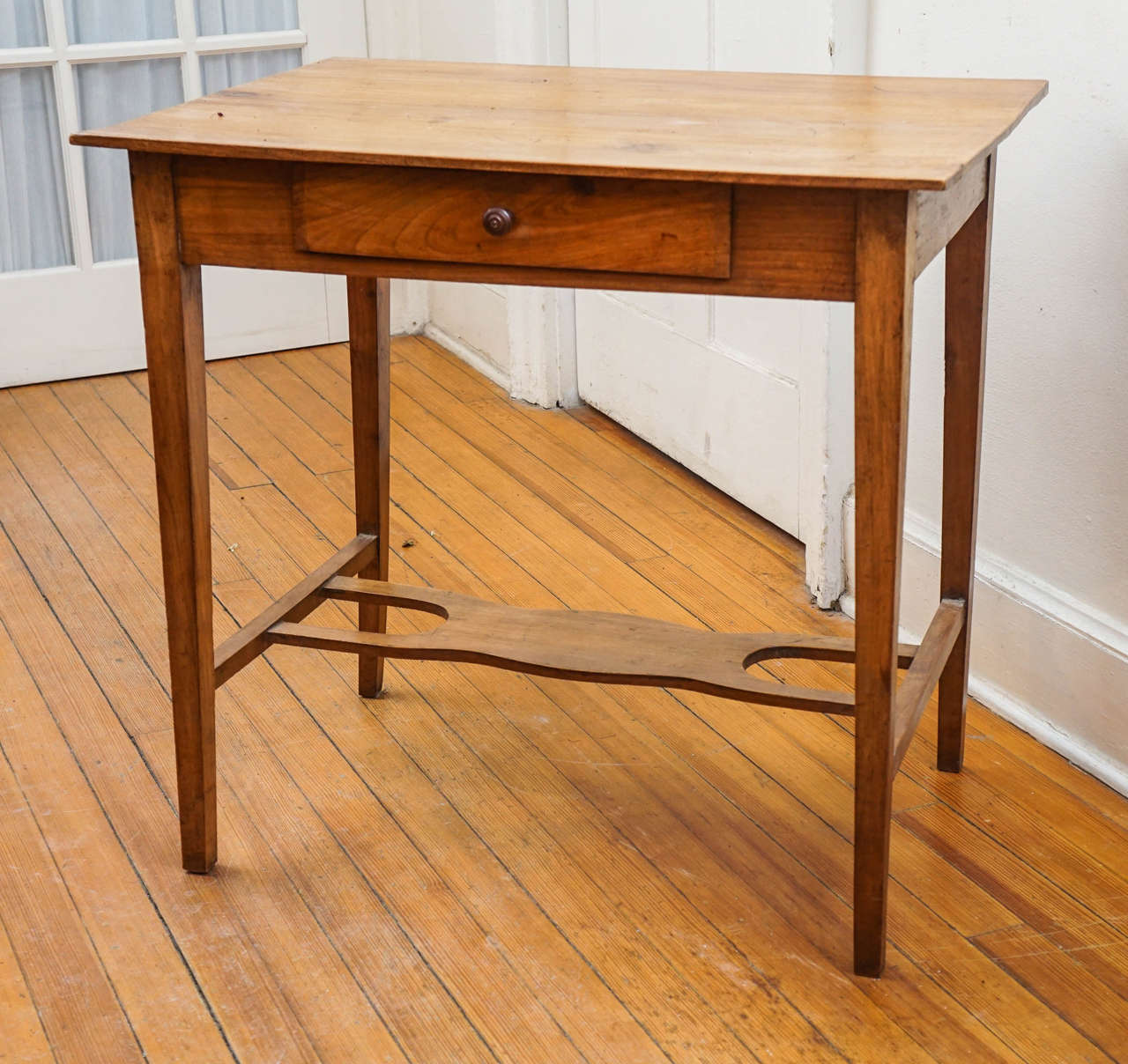 One-Drawer French Side Table In Excellent Condition In Sheffield, MA