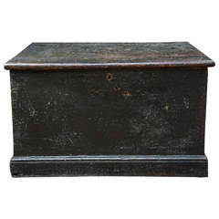 Antique Large Painted Blanket Box