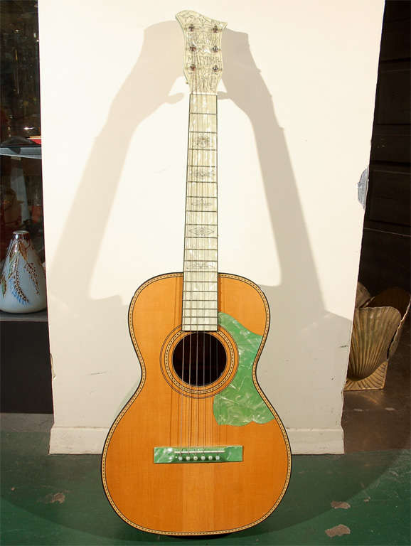 1930 Slingerland Maybell Green Pearloroid Guitar