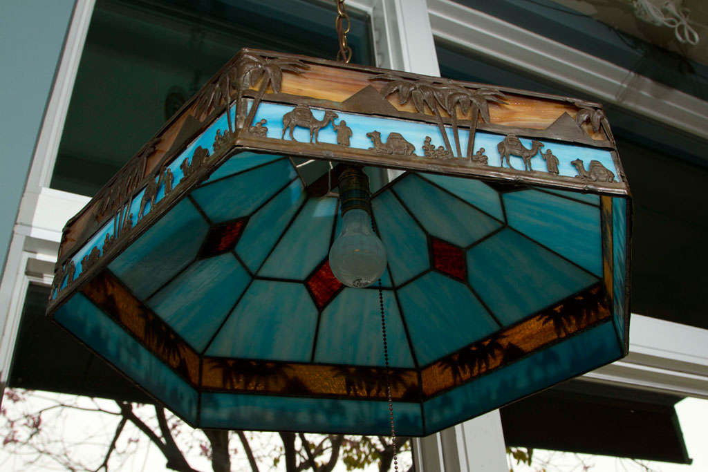 Stained Glass Hanging Light 5