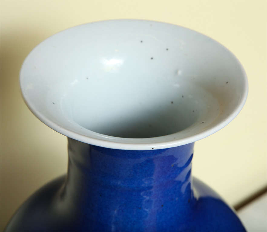 powder blue vase