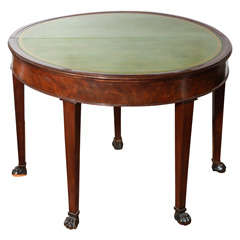 A Louis Philippe Mahogany Empire Folding Games Table