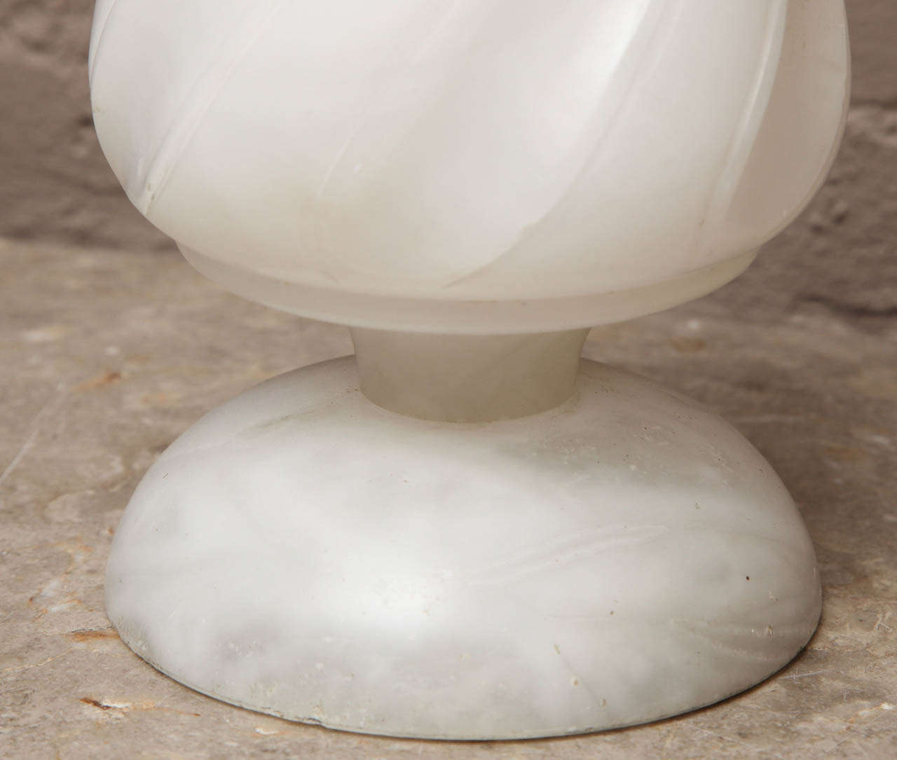 Pair of Alabaster Table Lamps 1