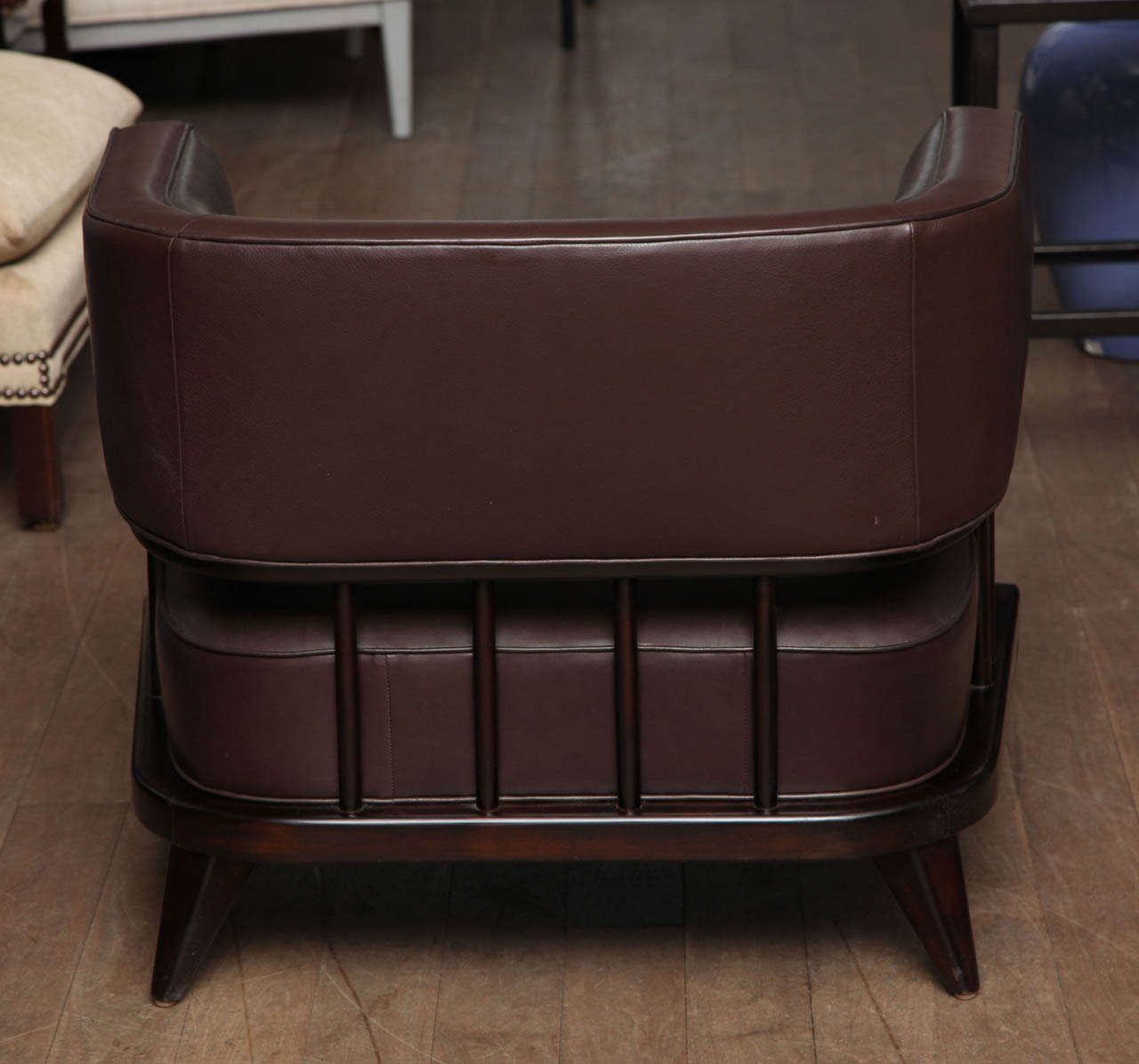 Mid-20th Century Leather Club Chair