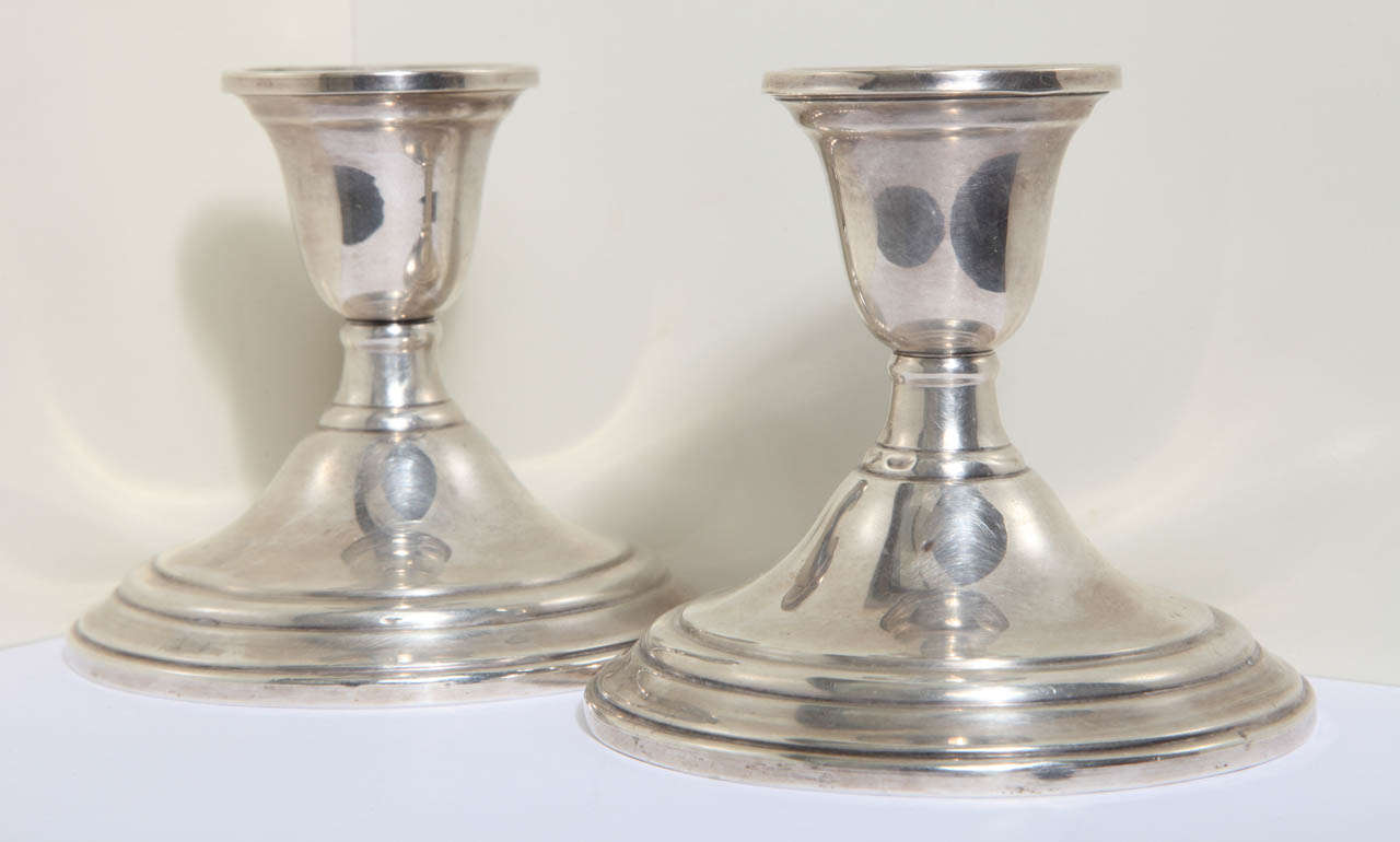 international sterling silver candlesticks