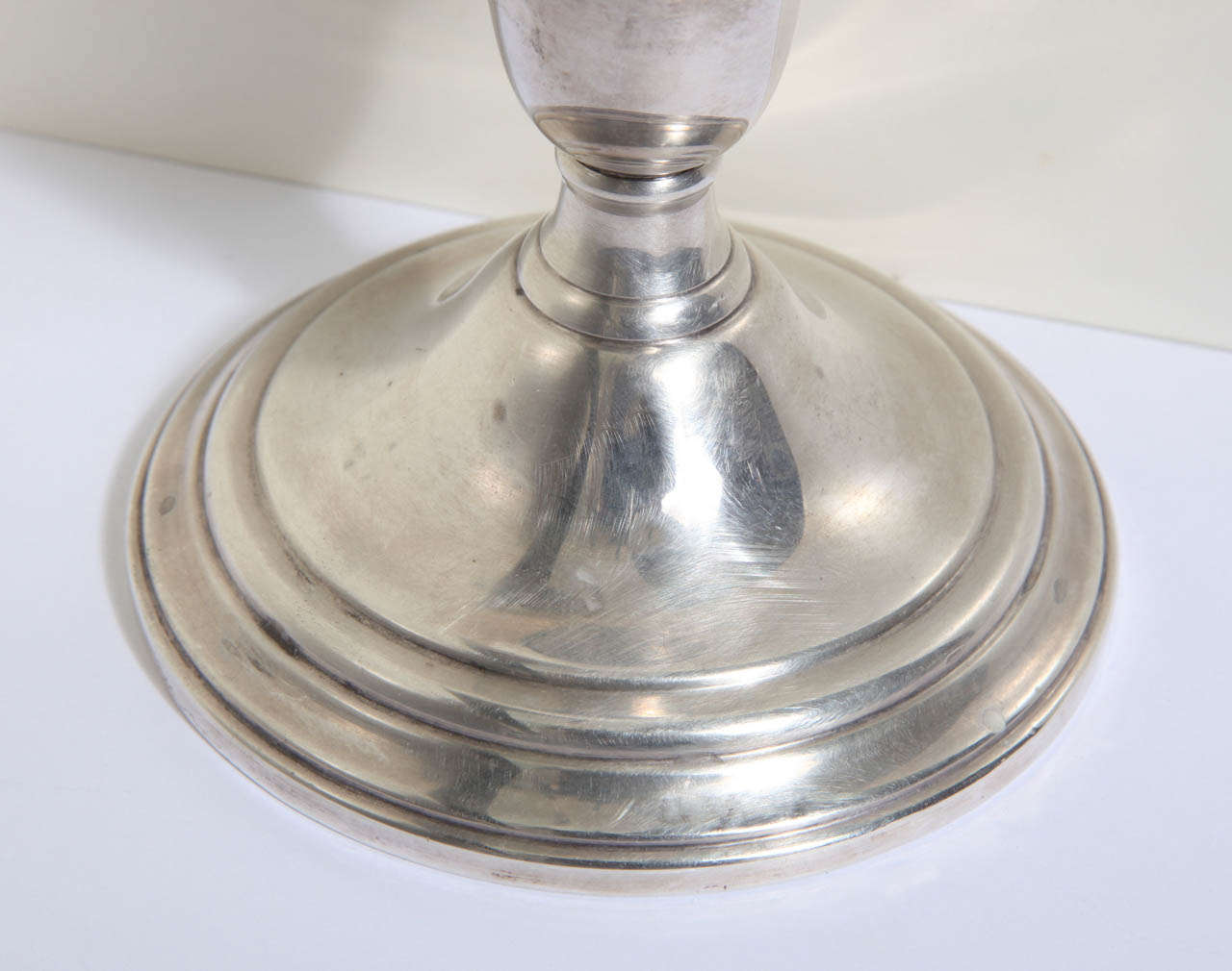 American Antique International Sterling Silver Candle Holders c. 1920 In Excellent Condition In New York, NY