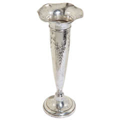 English Antique Victorian Trumpet Vase circa 1890