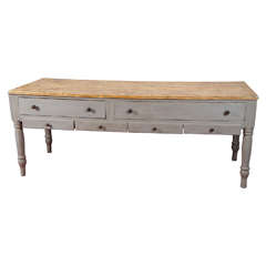 Country Work table or Kitchen Island