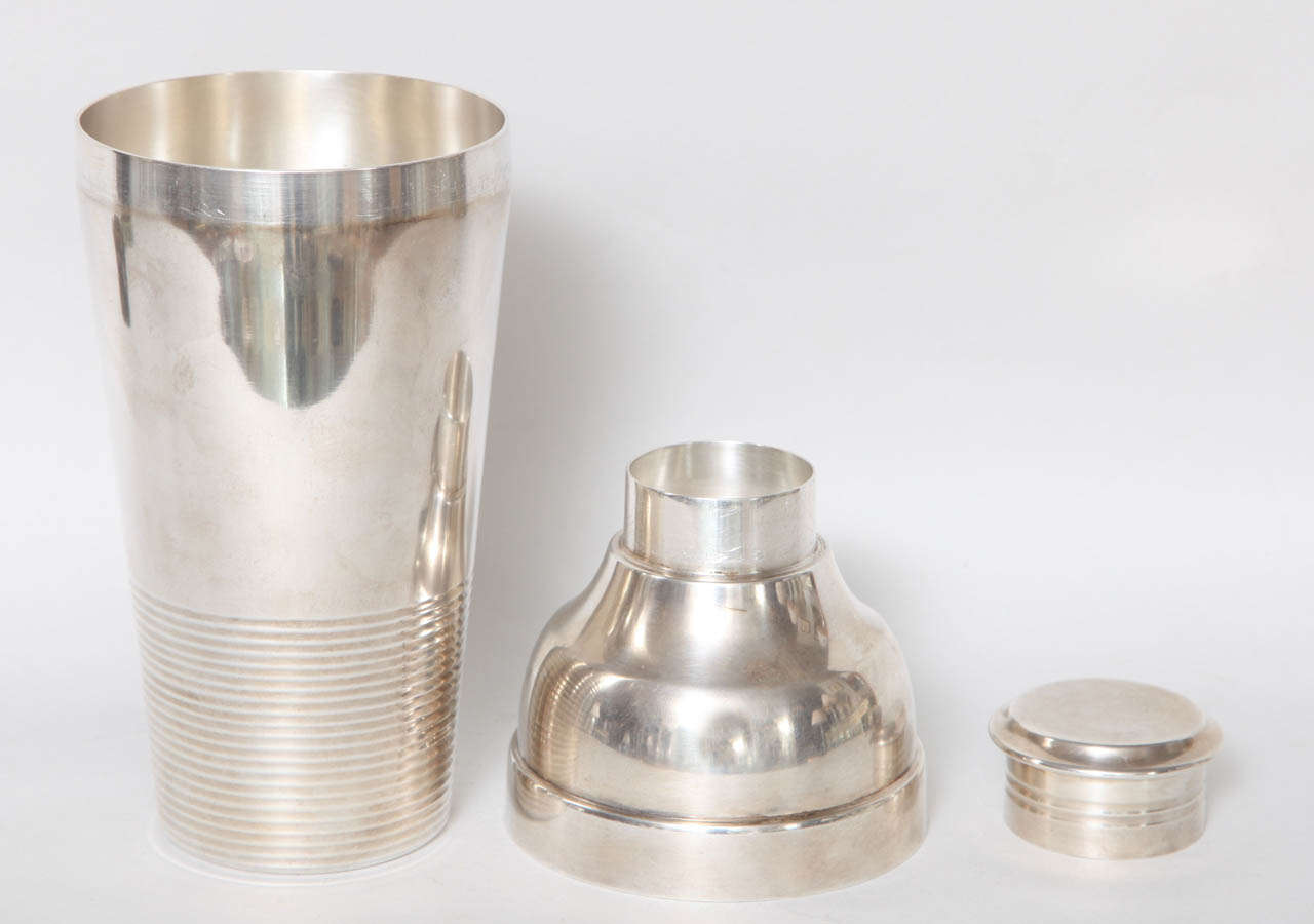 Christofle Cocktail Shaker by Luc Lanel for The Normandy at 1stDibs