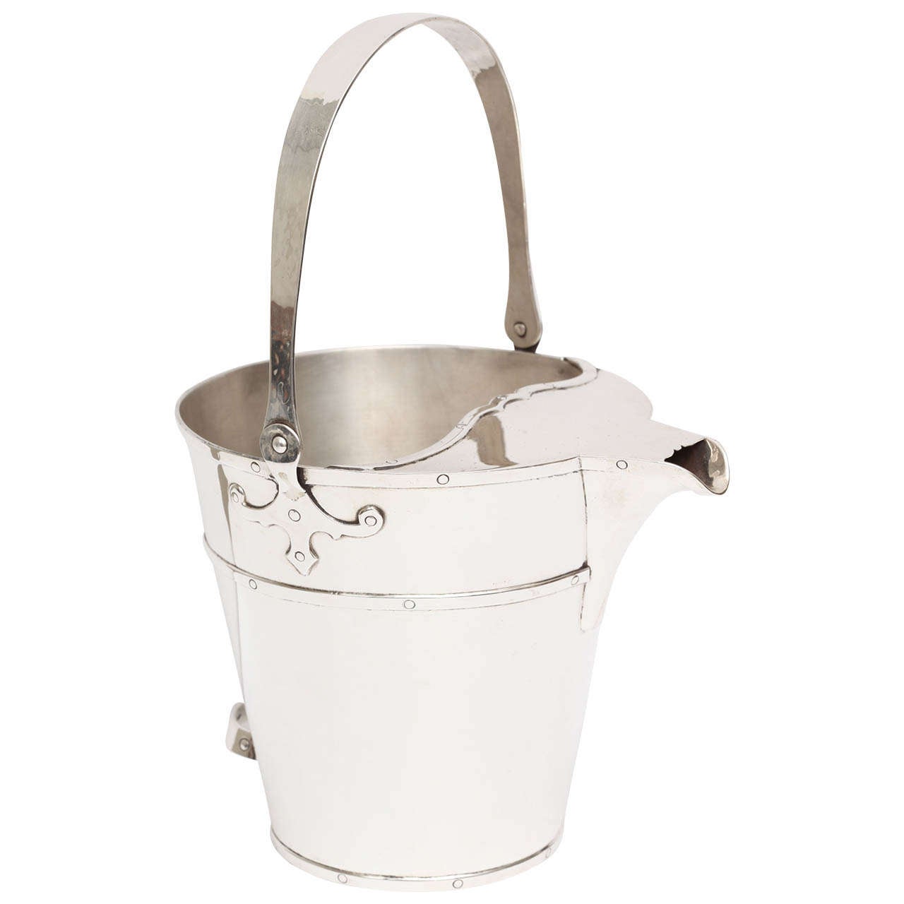 Early and Rare Sterling Silver Gorham Martini Mixing Bucket For Sale