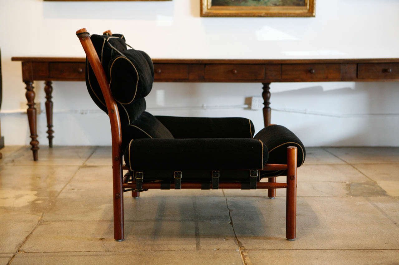 Mid-20th Century Inka Lounge Chair by Arne Norell, Sweden