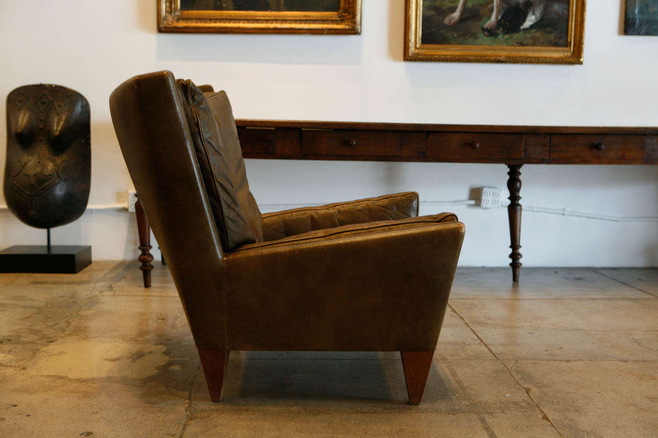 Illum Wikkelso Easy Chair, Denmark, 1960 1