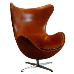 Arne Jacobsen Cognac Egg Chair, Denmark 1966