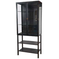 20thC. Metal Display Cabinet/Storage Solution