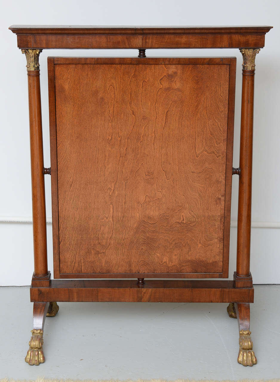 French Empire Dressing, Vanity Mirror / Fireplace Screen, 19th Century For Sale 6