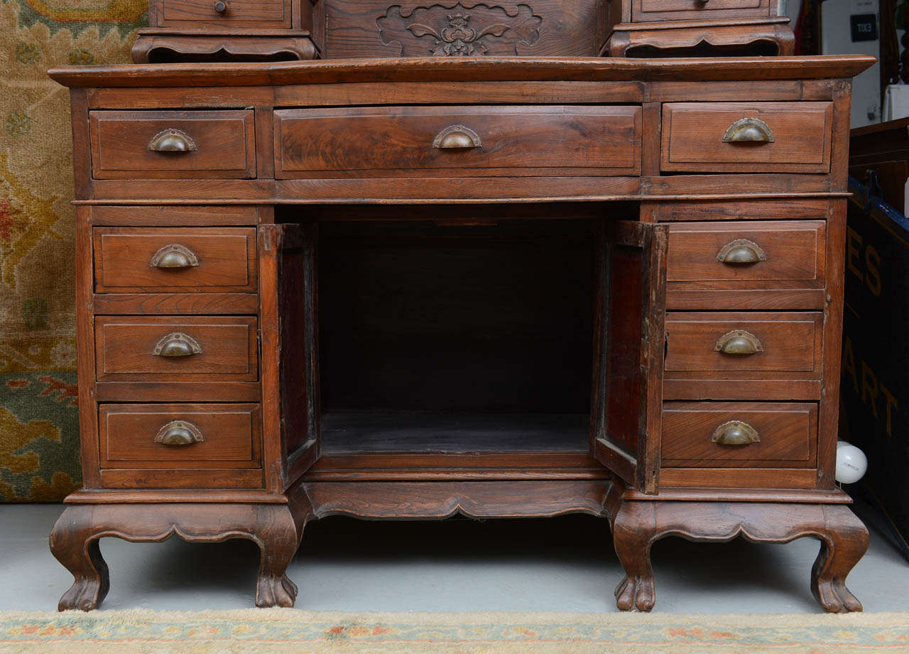 Ash Asian, Chinese Vanity/ Dressing Table/ Desk, 19th Century