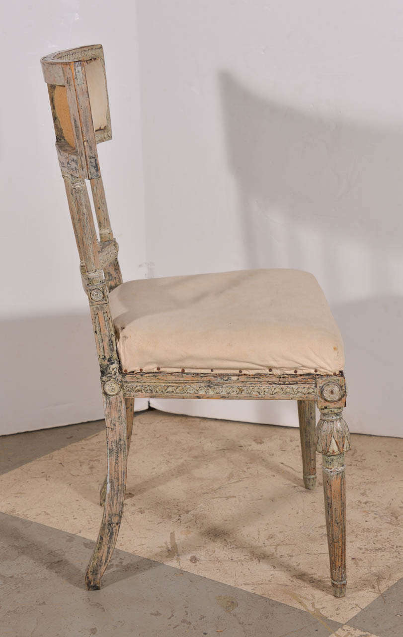 Swedish Gustavian DIning chairs 2