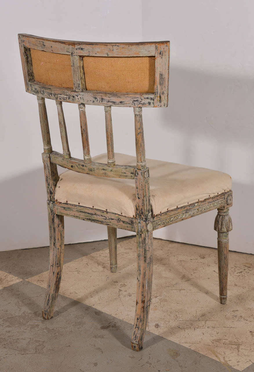 Swedish Gustavian DIning chairs 3