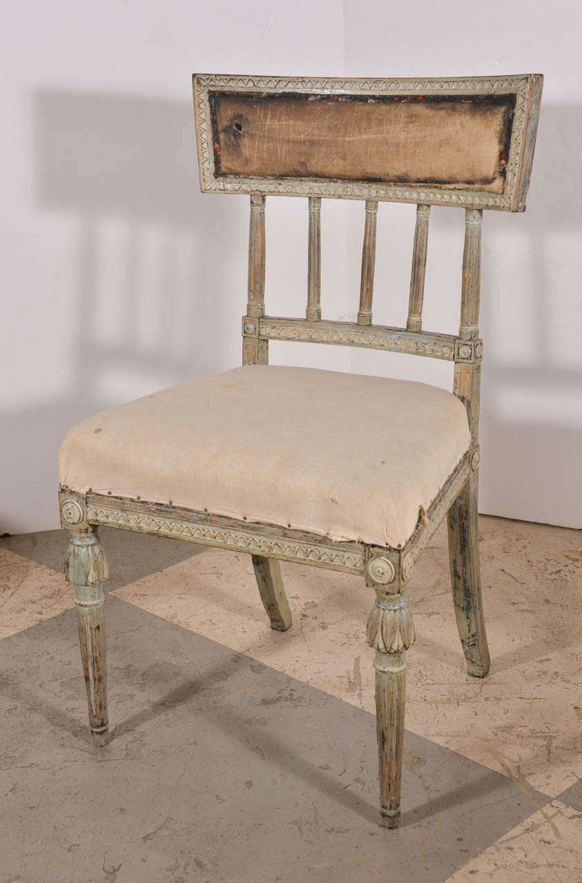 Swedish Gustavian DIning chairs 5