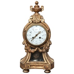 Louis XVI Style Giltwood Clock by Causard, Paris