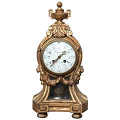 Louis XVI Style Giltwood Clock by Causard, Paris 9