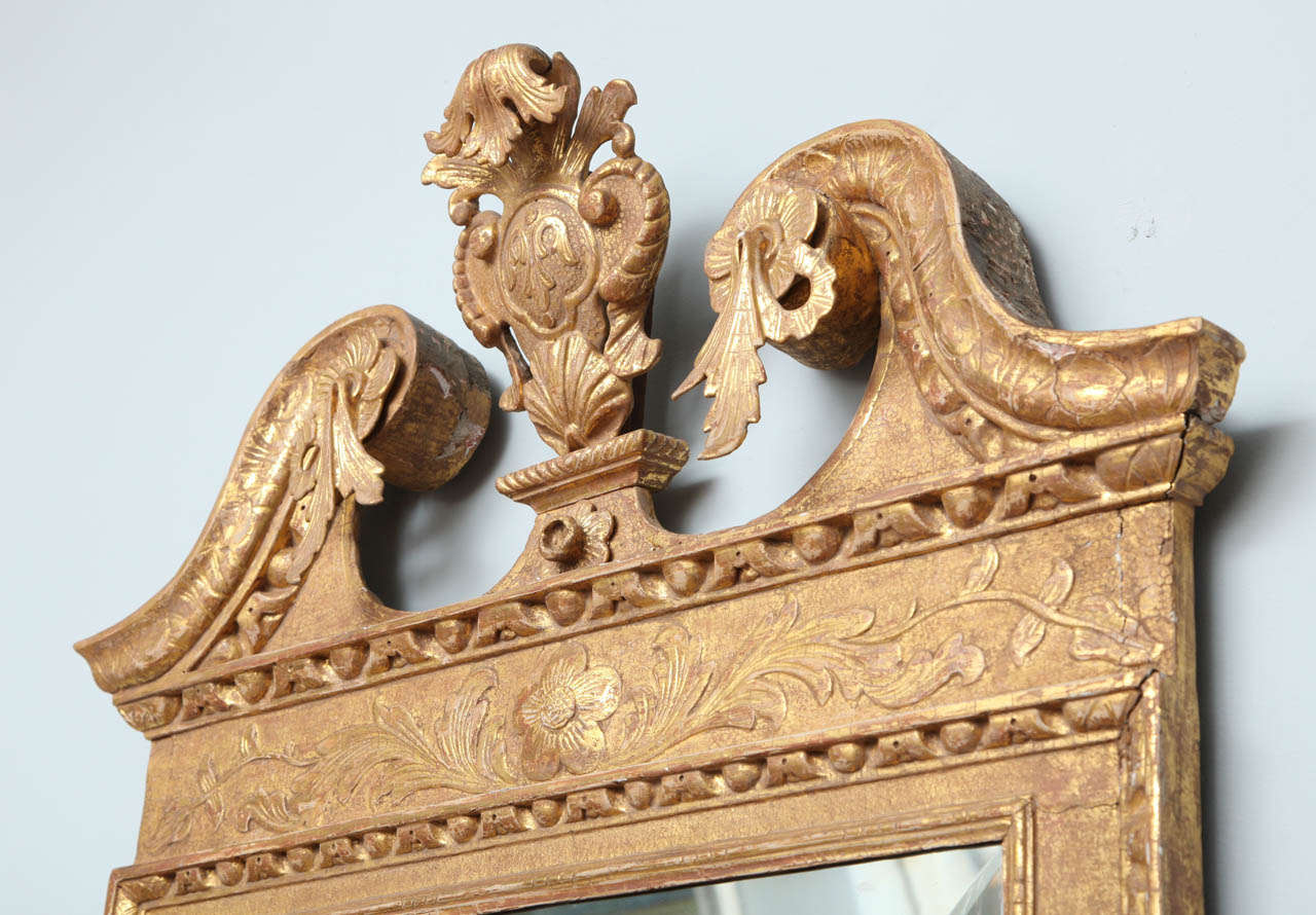 George II Palladian Gilt Wood Mirror 2