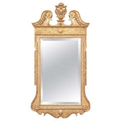 George II Palladian Gilt Wood Mirror