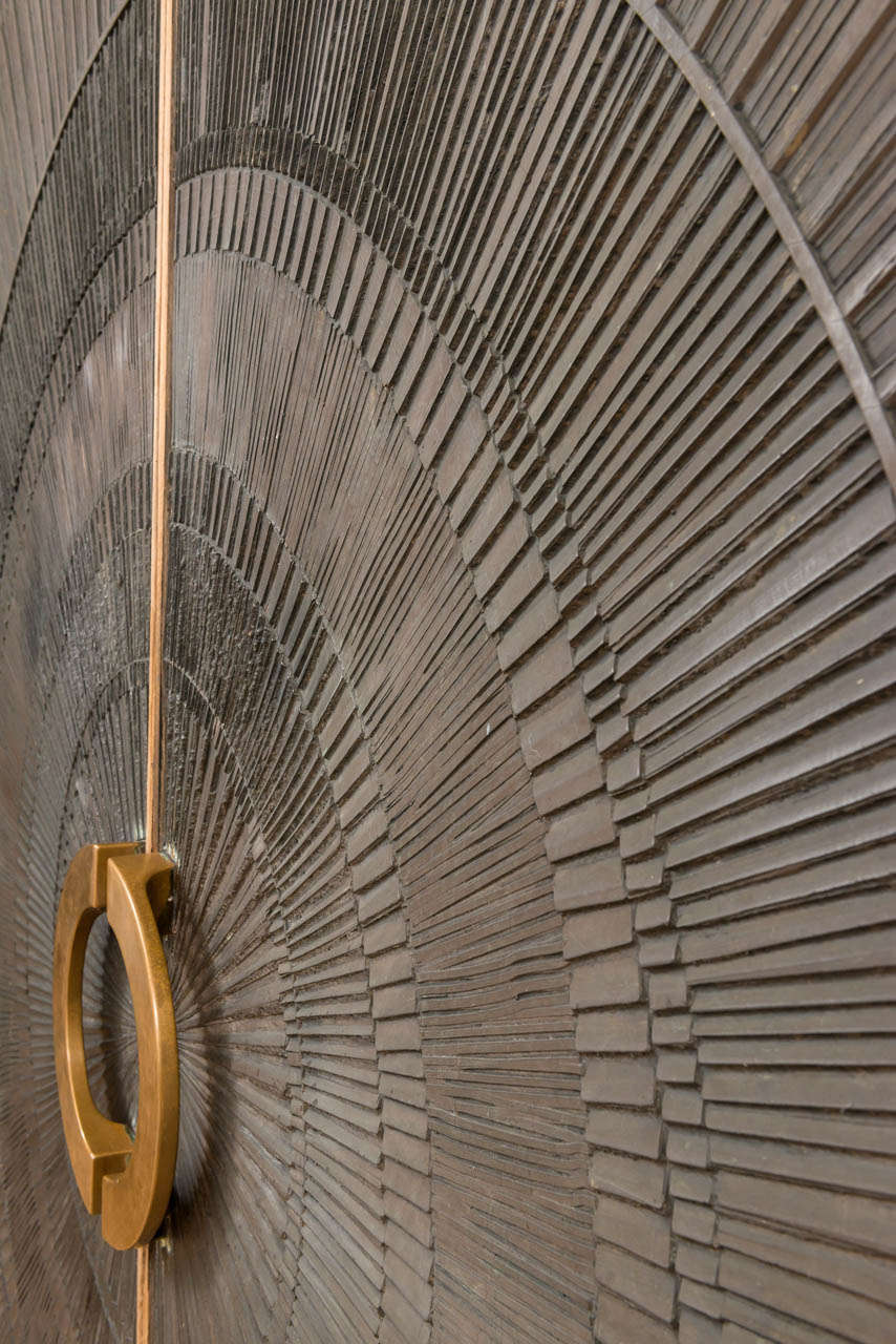 Forms+Surfaces Heroic Sunburst Double Doors In Good Condition In San Francisco, CA