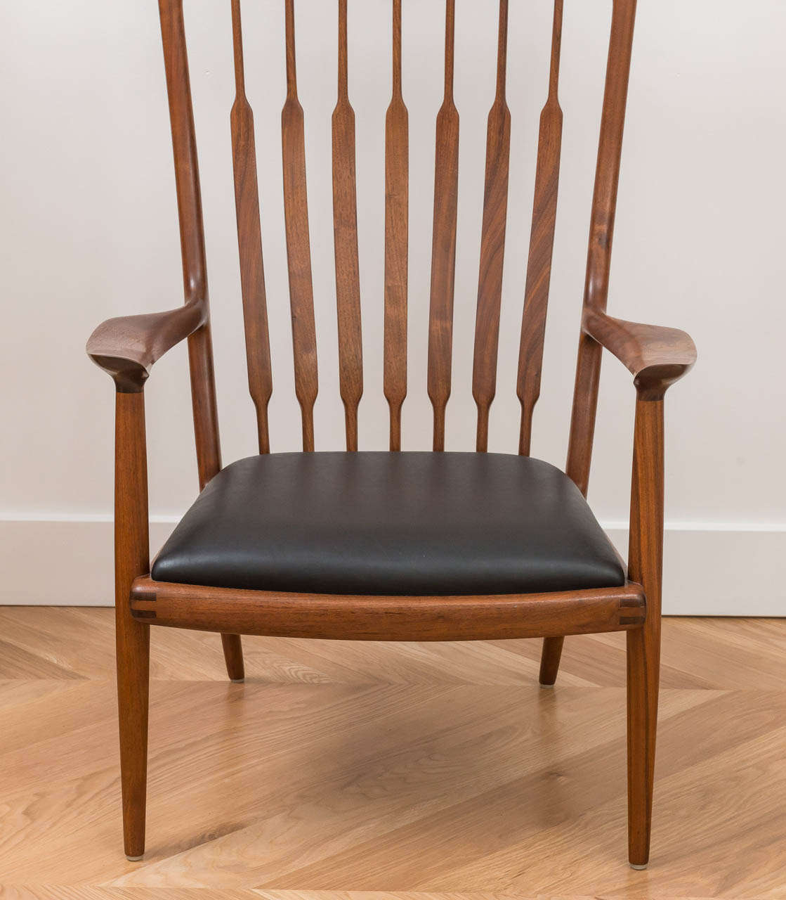 American Sam Maloof Signed and Dated Arm Chair