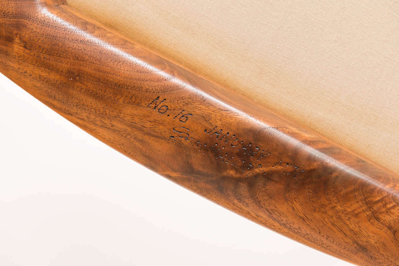 Sam Maloof Signed and Dated Arm Chair 4